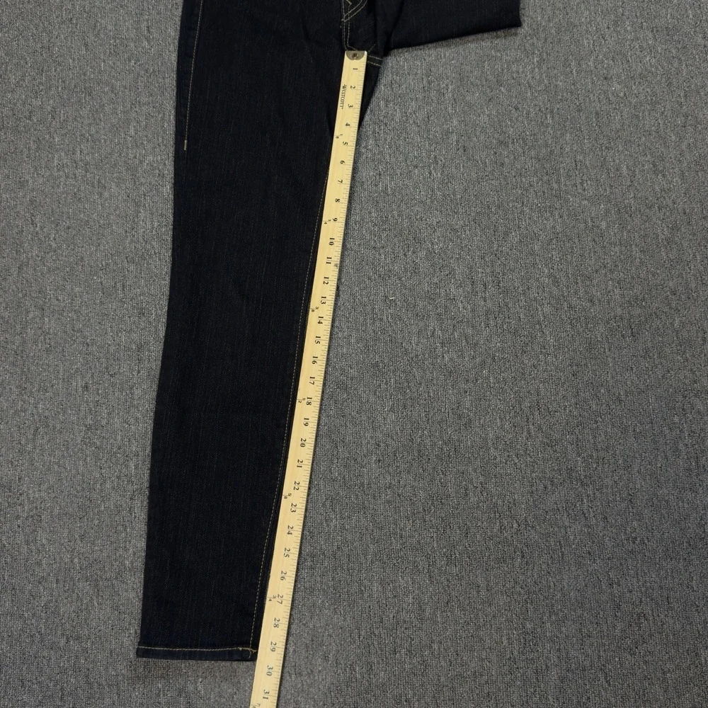 True Religion‎ Women's Jeans Halle Phantom Black USA Flag Skinny Size 28